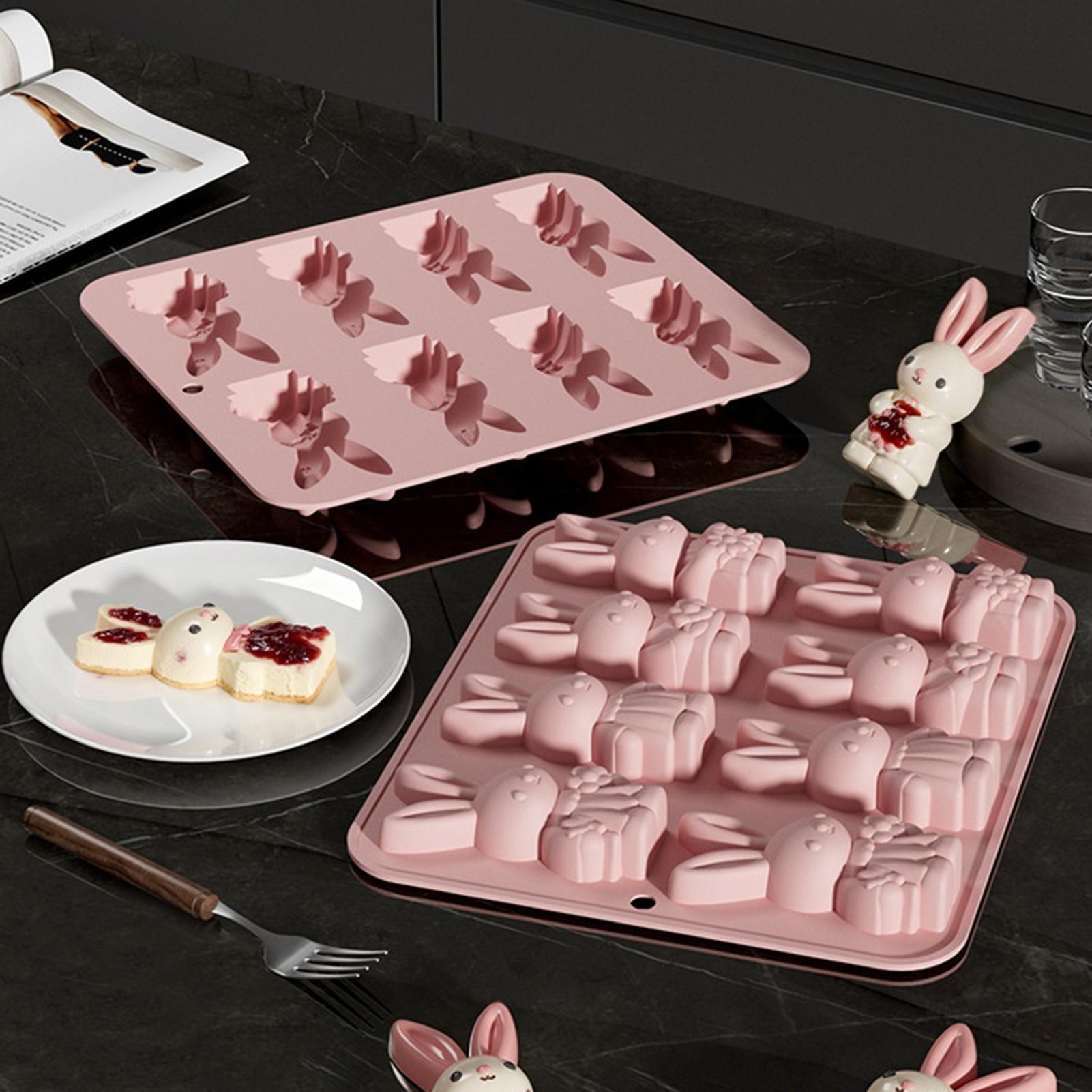 Bunny Cake Mold - 부활절 토끼 실리콘 몰드, 내열성 토끼