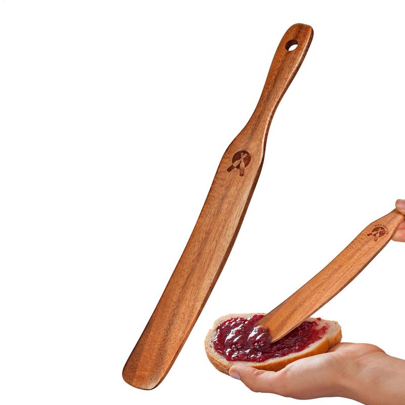 Okonomiyaki Spatula - 나무 저어 스틱 좁은 항아리 스크레이퍼