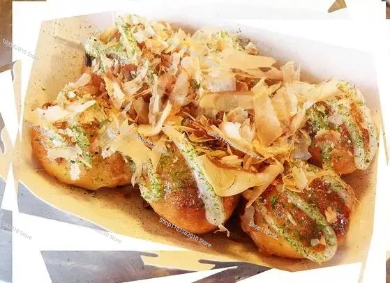 Takoyaki Grill Plate - 3단 가스 타코야키 볼 그릴 기계,