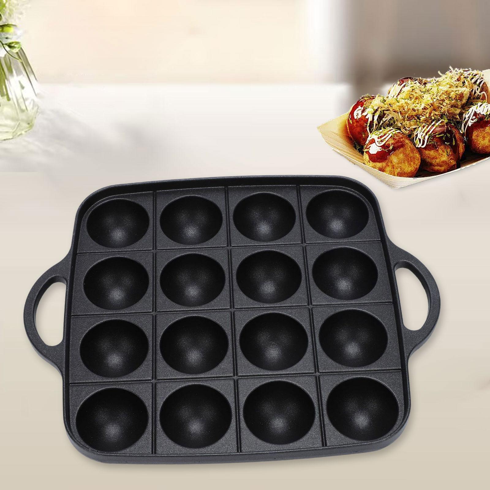 Takoyaki Grill Plate - 타코야키 그릴 팬 16 캐비티 청소가