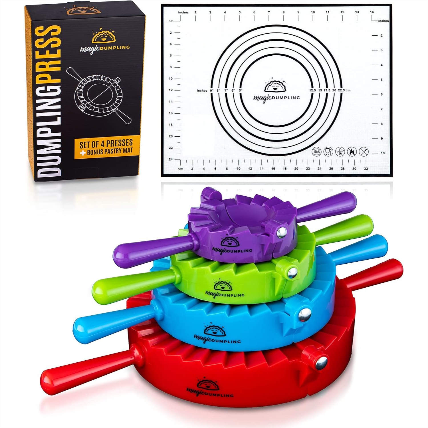 Momo Mold Press - 만두 메이커 키트, 4종 세트 -