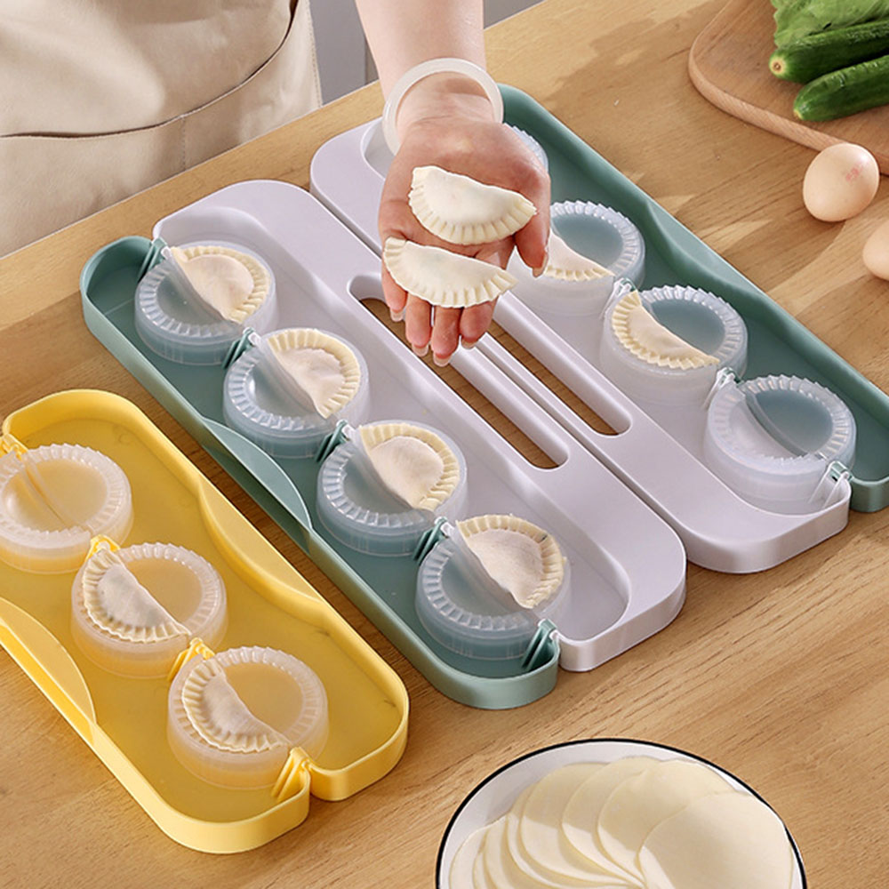 Dumpling Press Set - DIY 만두 제조기 8 그리드 프레스
