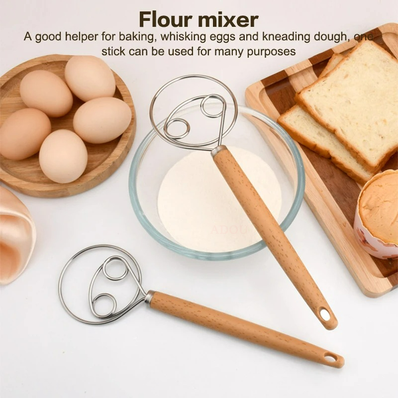 Danish Pancake Pan - 10인치 창의적인 핸드 블렌더 DIY 덴마크