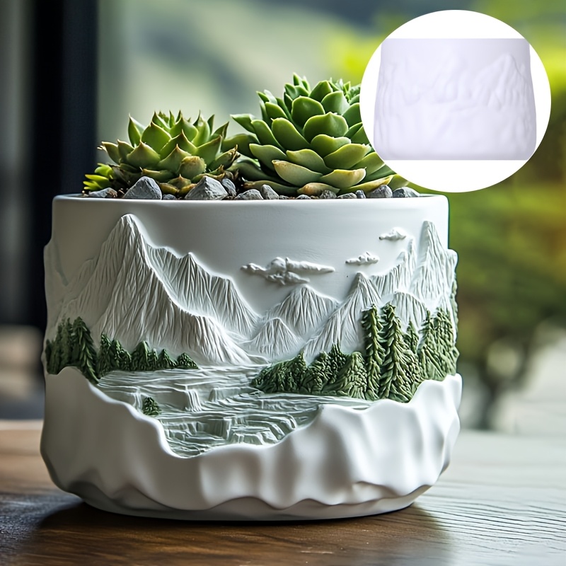 Potsticker Mold - 산 구호 즙이 많은 식물 화분