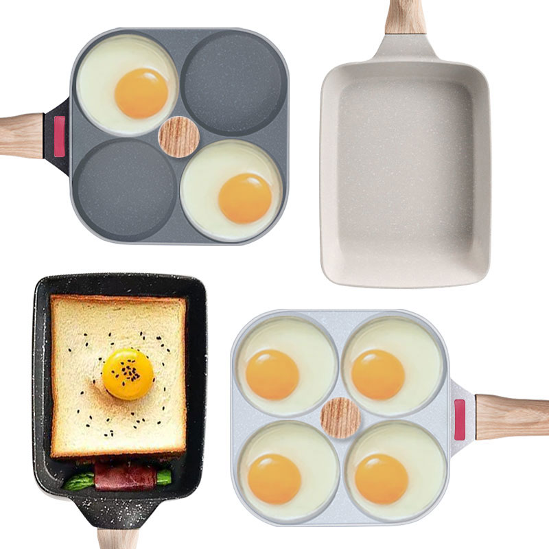 Egg Waffle Pan - 일본식 오믈렛 팬 논스틱 타마고야키 계란