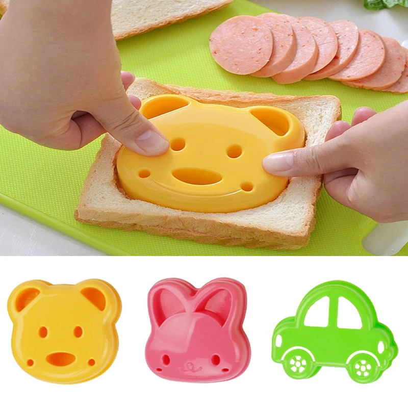 Bunny Cake Mold - 2pcs 샌드위치 금형 곰 고양이 토끼