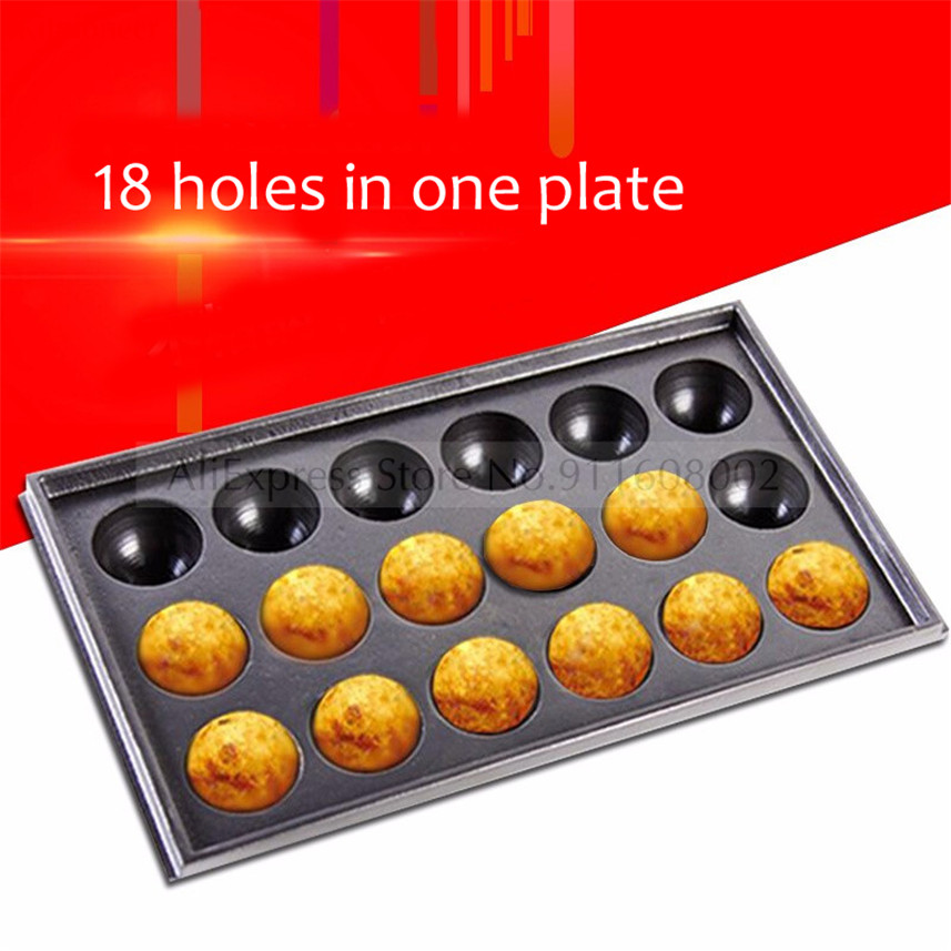 Takoyaki Grill Plate - 1 조각 문어 공 플레이트 Nonstick
