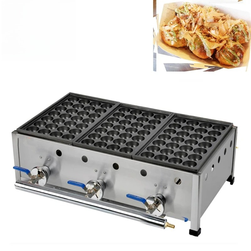 Takoyaki Grill Plate - 타코야키 볼 그릴 기계 3구 문어볼