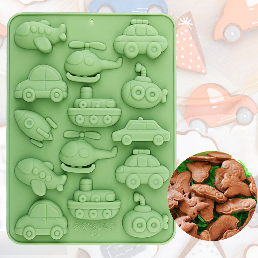 Bunny Cake Mold - 자동차, 비행기, 기타 차량 모양의 실리콘