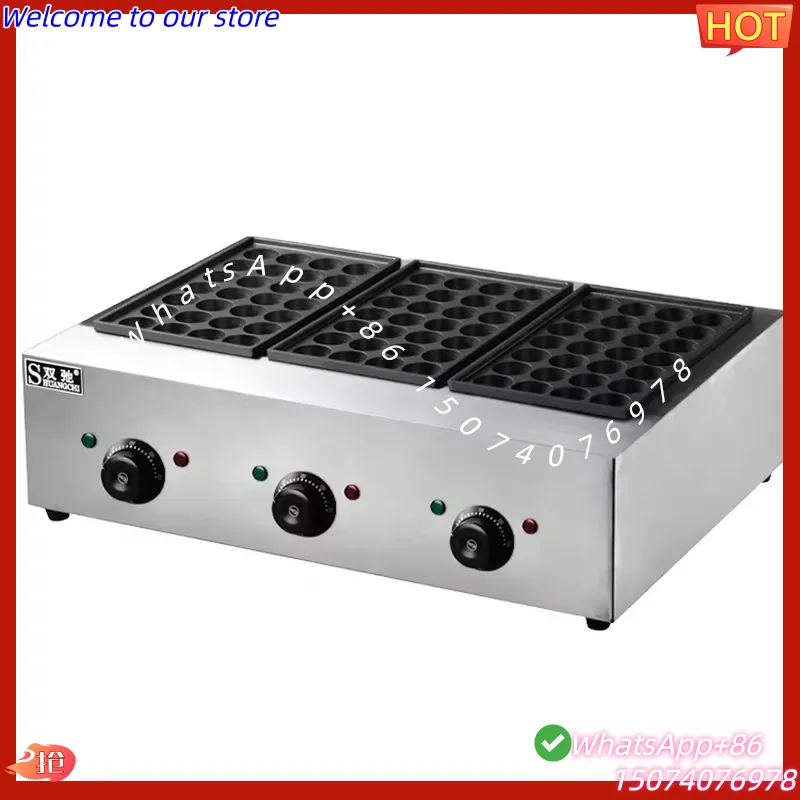 Takoyaki Grill Plate - 2026년형 상업용 일본식 타코야끼 기계 문어볼