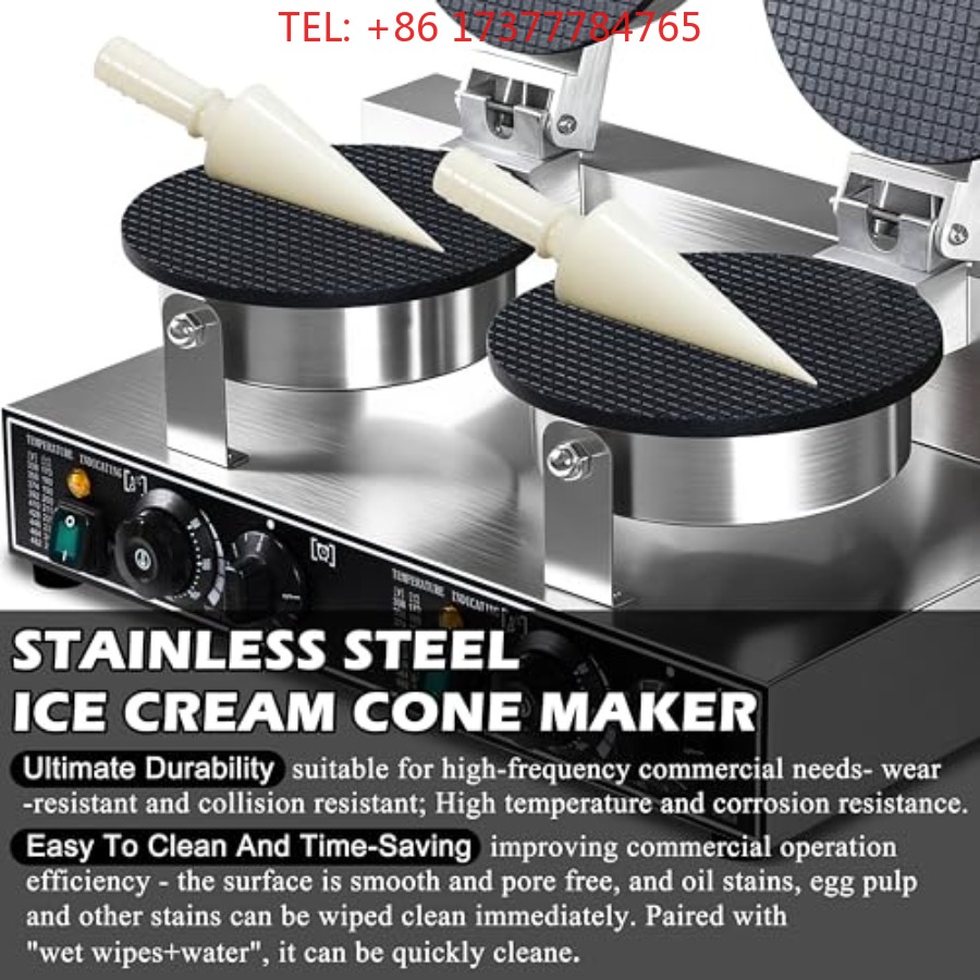 와플 콘 메이커 광고용 2600W 전문 아이스크림 콘  - Waffle Cone Maker 리뷰 및 가격
