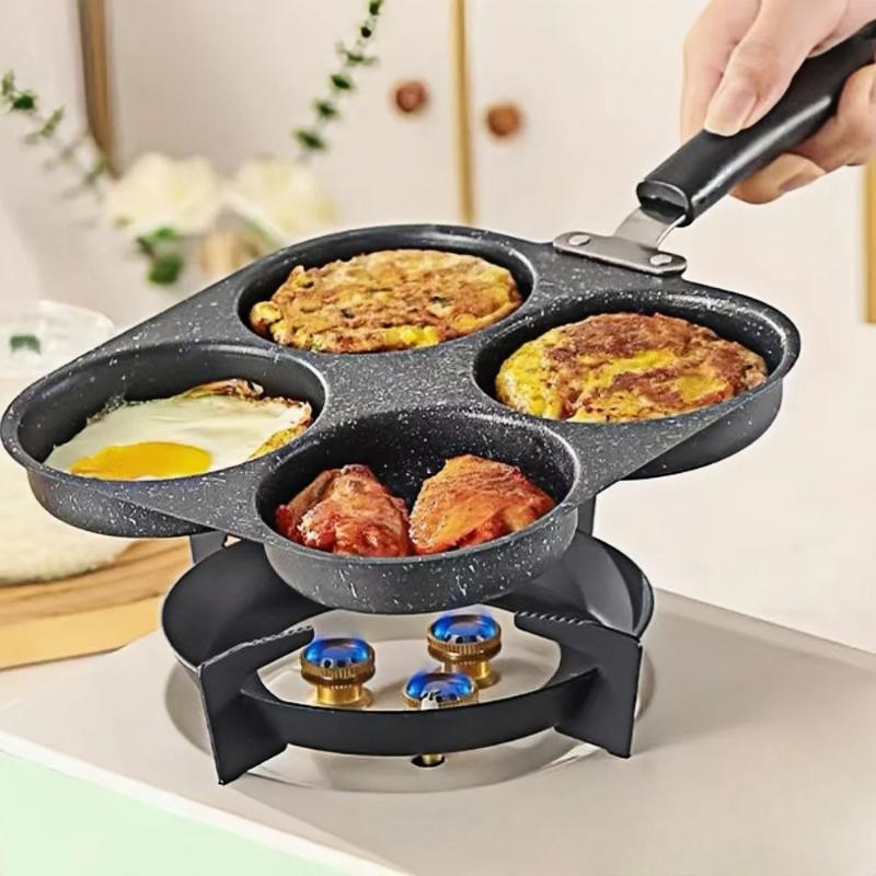 붙지 않는 다중 구멍 계란 버거 팬케이크 팬 고열 전도 - Mini Pancake Griddle 리뷰 및 가격