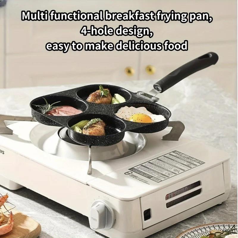 붙지 않는 다중 구멍 계란 버거 팬케이크 팬 고열 전도 - Mini Pancake Griddle 리뷰 및 가격