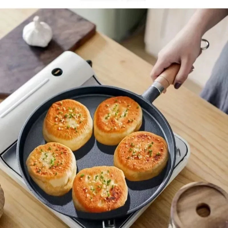 26cm 무코팅 주철 프라이팬 논스틱 크레페 팬케이크  - Cast Iron Corn 리뷰 및 가격