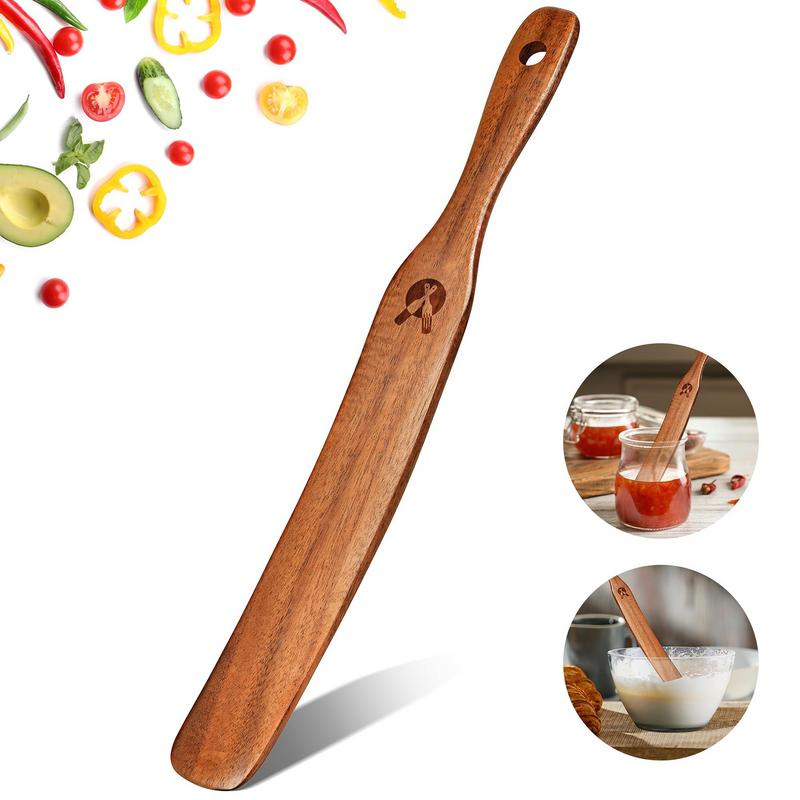 나무 저어 스틱 좁은 항아리 스크레이퍼 휴대용 빵 털  - Okonomiyaki Spatula 리뷰 및 가격