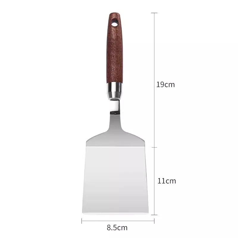 나무 손잡이가 있는 스테인리스 스틸 주걱, 논스틱 팬케 - Okonomiyaki Spatula 리뷰 및 가격