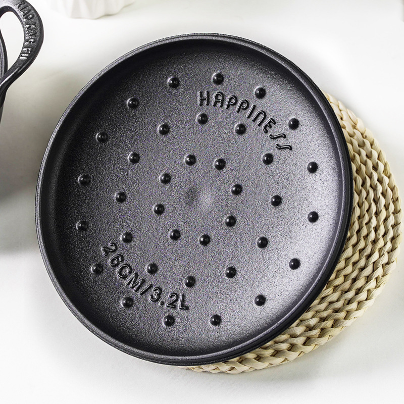 다기능 주철 평저 웍 수프 냄비 내장형 미세 압력 두꺼 - Cast Iron Corn 리뷰 및 가격