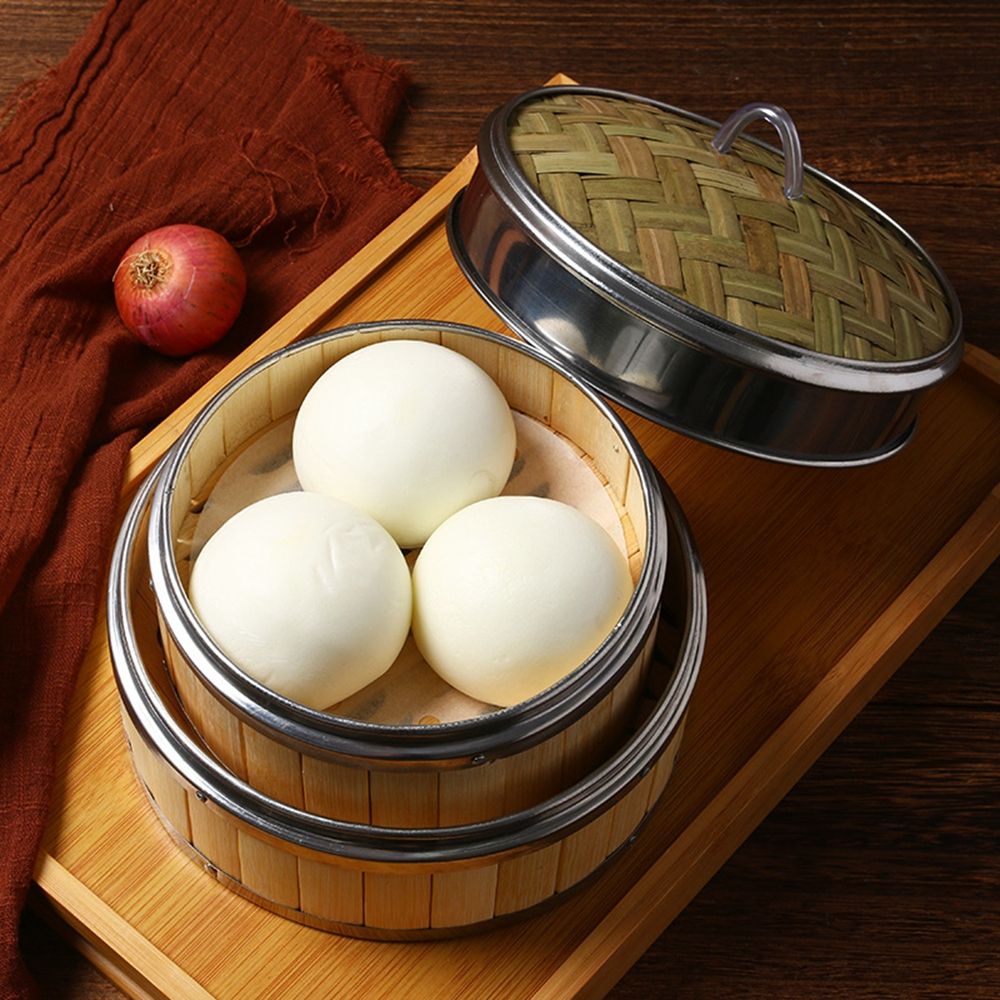 딤섬 바오 번 대나무 뚜껑 찜 바구니 주방 도구 중국식 - Bao Steamer Bamboo 리뷰 및 가격
