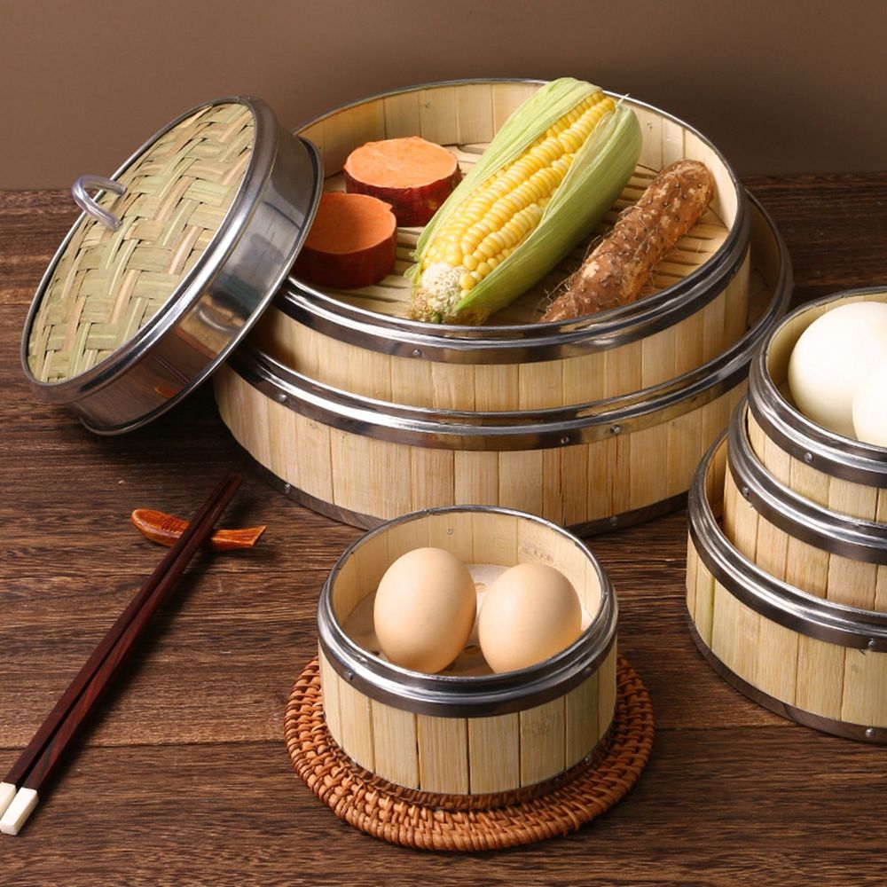 딤섬 바오 번 대나무 뚜껑 찜 바구니 주방 도구 중국식 - Bao Steamer Bamboo 리뷰 및 가격
