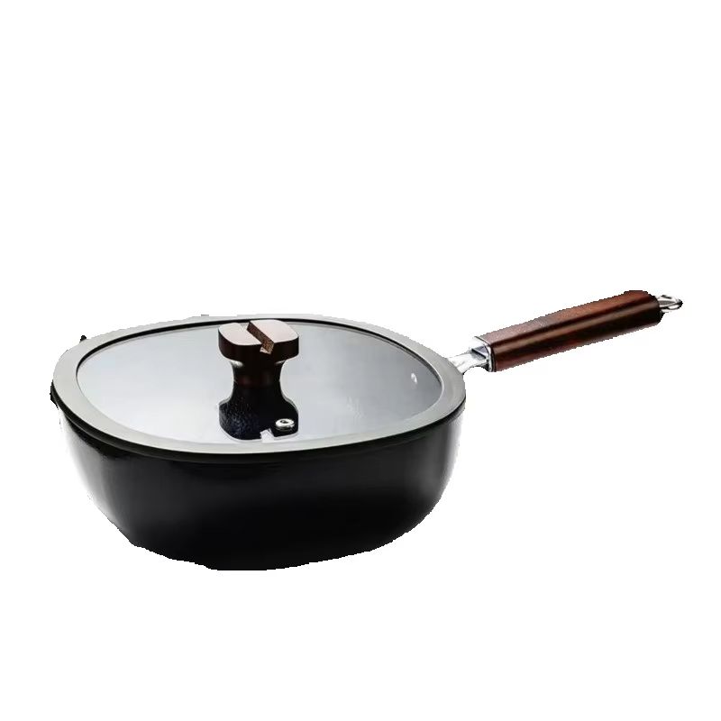 티타늄 철 냄비, 다기능 논스틱 냄비, 두꺼운 철 웍, - Cast Iron Corn 리뷰 및 가격