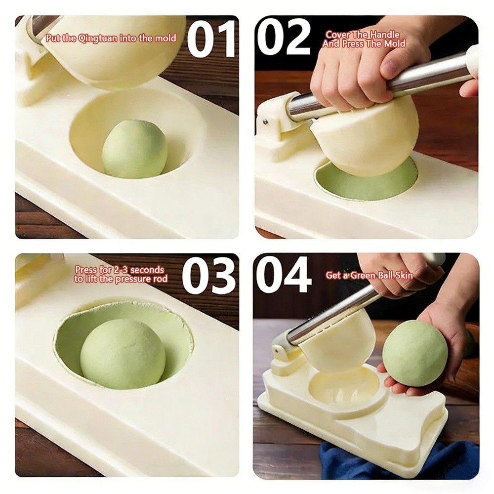 새로운 롤링 만두 메이커 몰드 프레스 베이킹 도구 반죽 - Dumpling Press Set 리뷰 및 가격