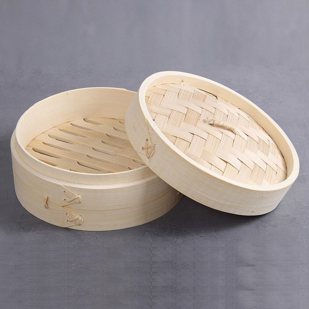 중국식 찜기, 뚜껑이 있는 대나무 찜기, 바오 번 조리 - Bao Steamer Bamboo 리뷰 및 가격
