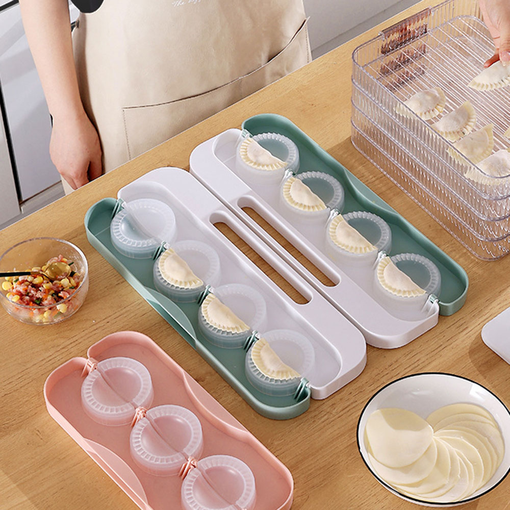 DIY 만두 제조기 8 그리드 프레스 라비올리 반죽 과 - Dumpling Press Set 리뷰 및 가격