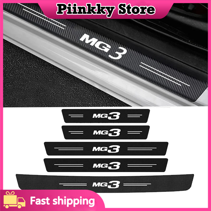 MG 3 MG3 로고 자동차 도어 씰 프로텍터 플레이트 - Crepe Pan Carbon 리뷰 및 가격