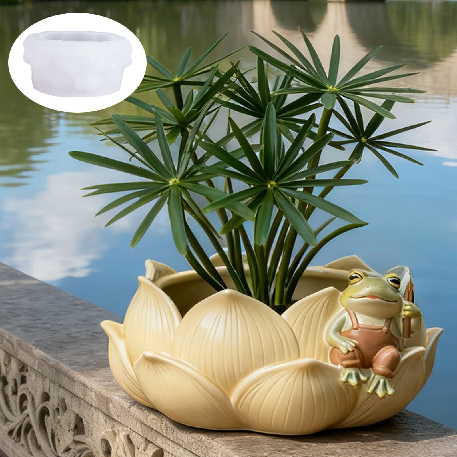 식물 화분 금형 유연한 실리콘 보관 컵 금형 Diy 젤 - Potsticker Mold 리뷰 및 가격