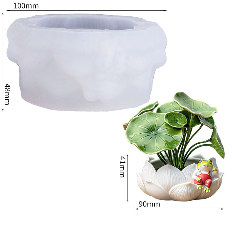 식물 화분 금형 유연한 실리콘 보관 컵 금형 Diy 젤 - Potsticker Mold 리뷰 및 가격