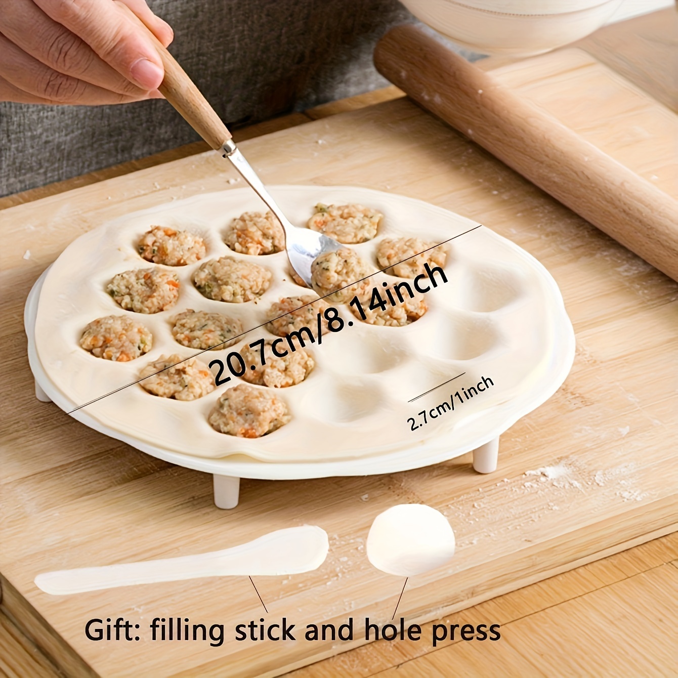 1pc-간단한 중국 만두 금형, 주방 반죽 프레스, 라 - Dumpling Press Set 리뷰 및 가격