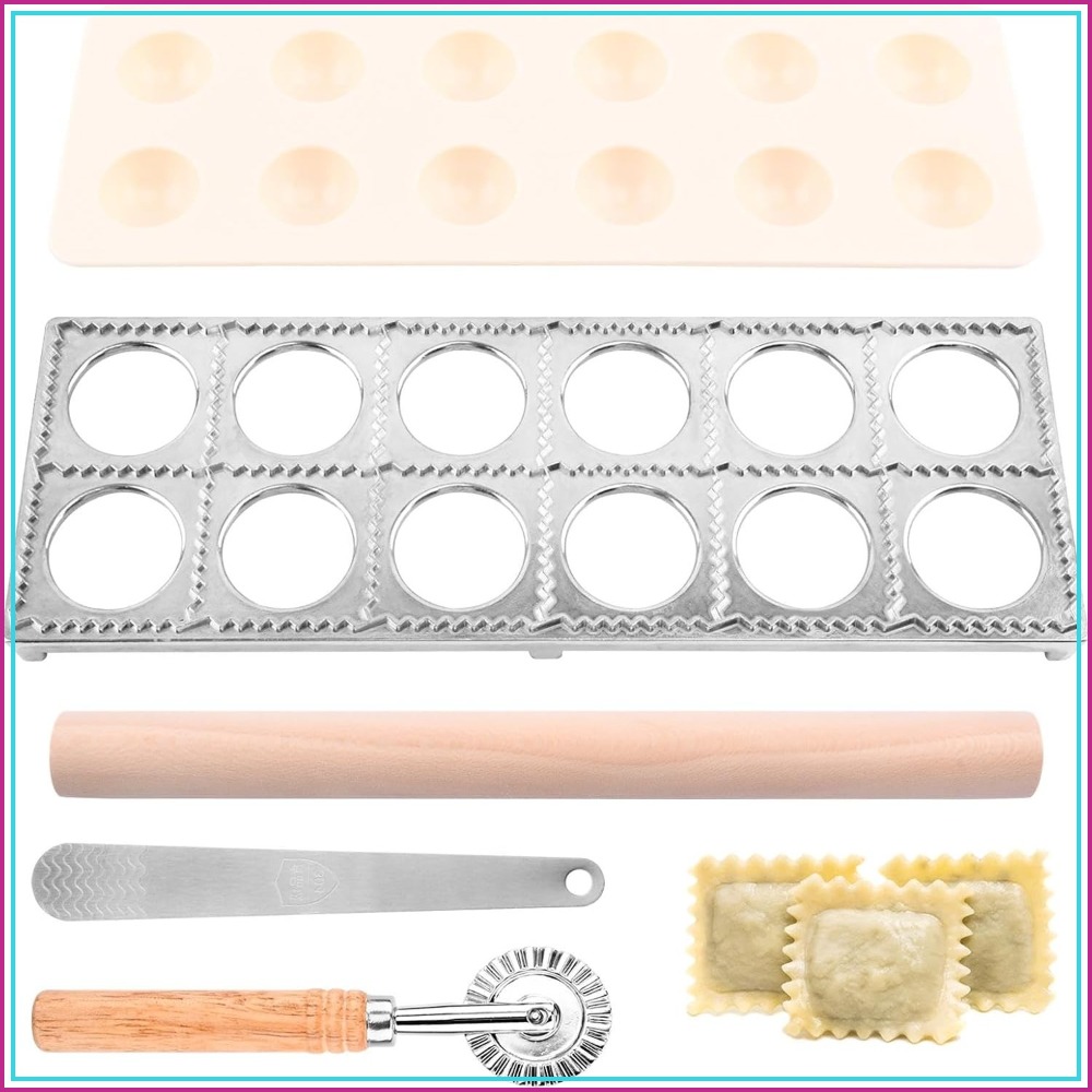 12구 라비올리 프레스 몰드 세트 (파스타 커터 스탬프 - Dumpling Press Set 리뷰 및 가격