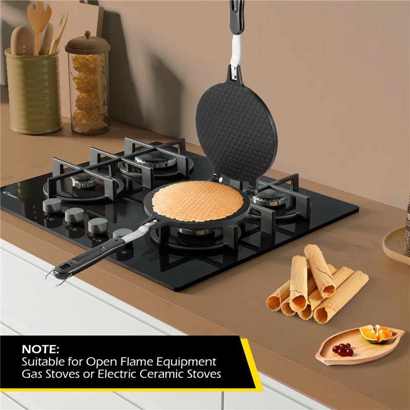 들러붙지 않는 에그 롤 와플 메이커, 베이킹 팬, 아이 - Waffle Cone Maker 리뷰 및 가격
