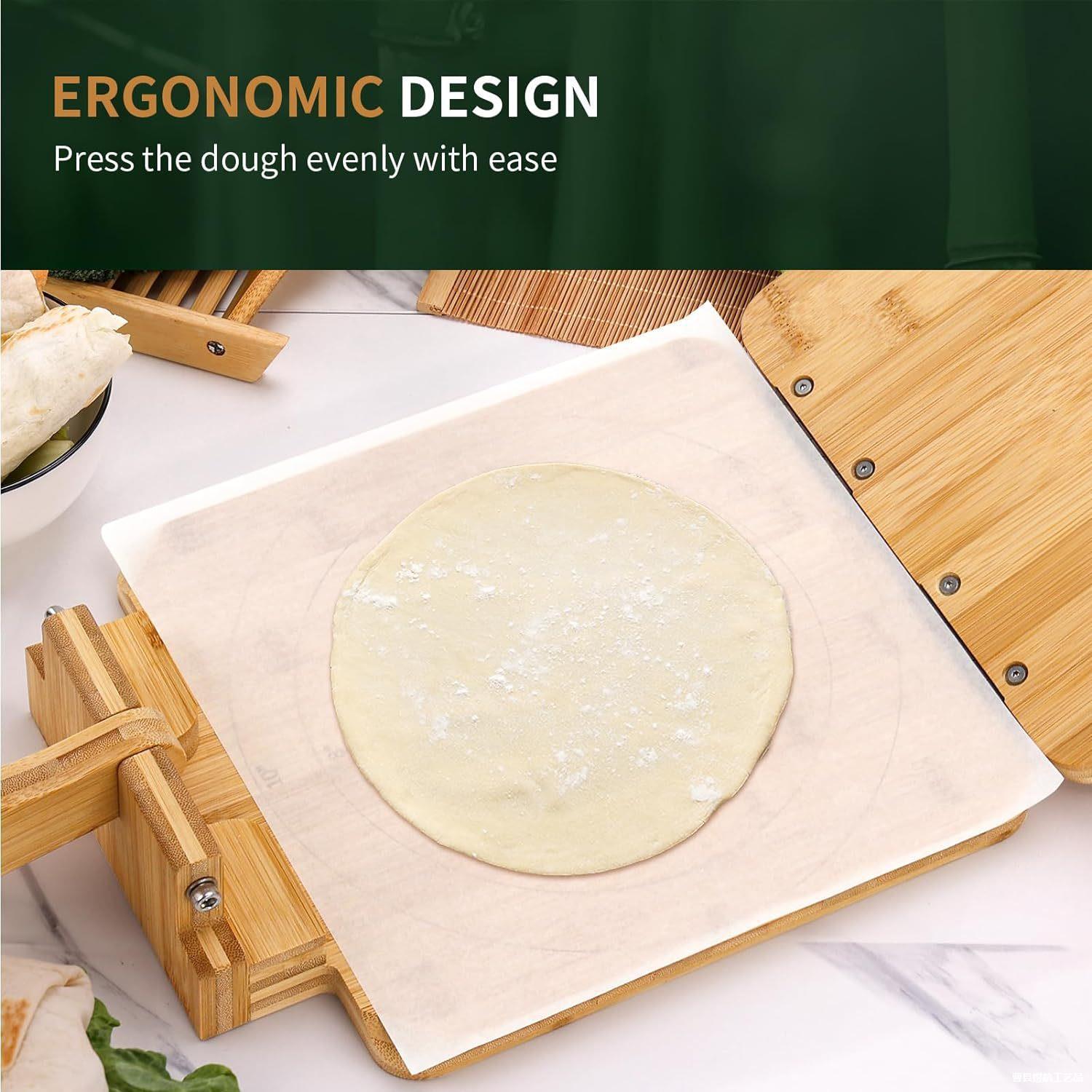 대나무와 나무로 만든 인기 판매 상품인 만두피 제조기 - Dumpling Press Set 리뷰 및 가격