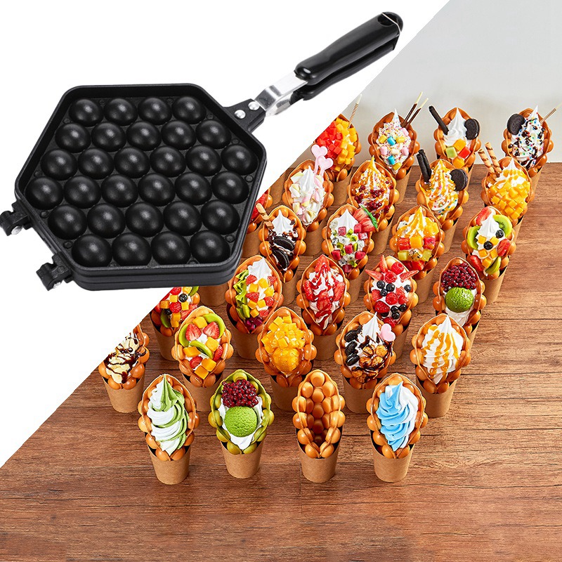계란 버블 케이크 베이킹 팬 몰드 에그렛 철 알루미늄  - Egg Waffle Pan 리뷰 및 가격