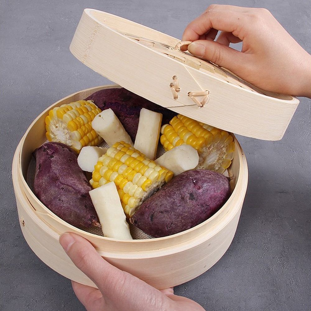 중국식 대나무 찜기(뚜껑 포함) 딤섬/만두/야채/바오  - Bao Steamer Bamboo 리뷰 및 가격