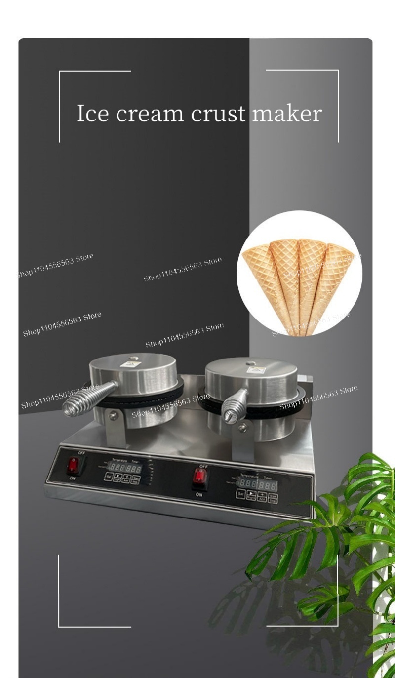 220V 아이스크림 콘 & 와플 메이커 기계 DIY 가 - Waffle Cone Maker 리뷰 및 가격