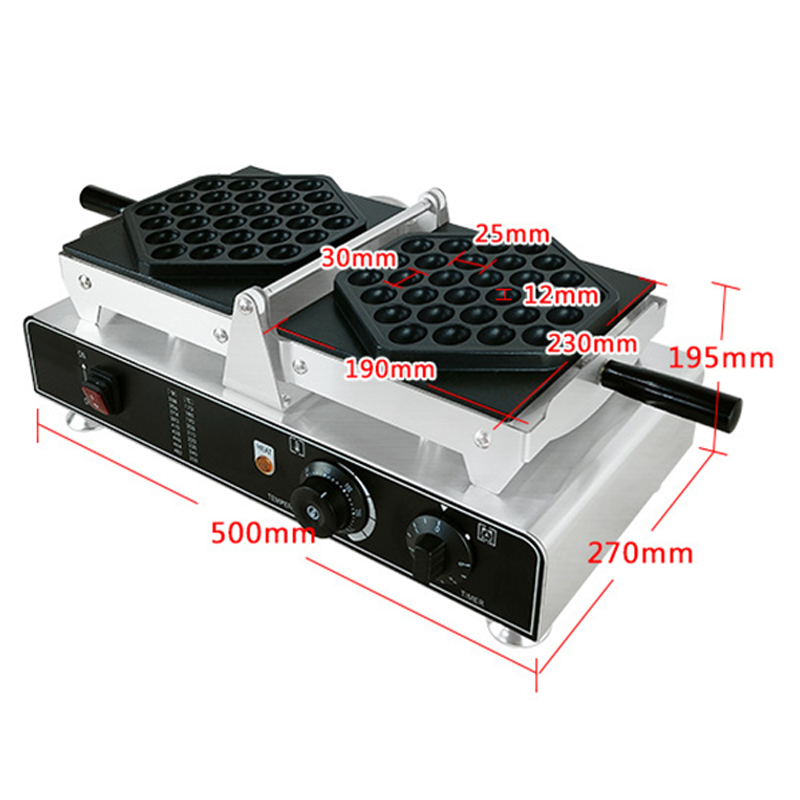 1500W 와플 메이커 상업용 홍콩 버블 계란 퍼프 케 - Egg Waffle Pan 리뷰 및 가격
