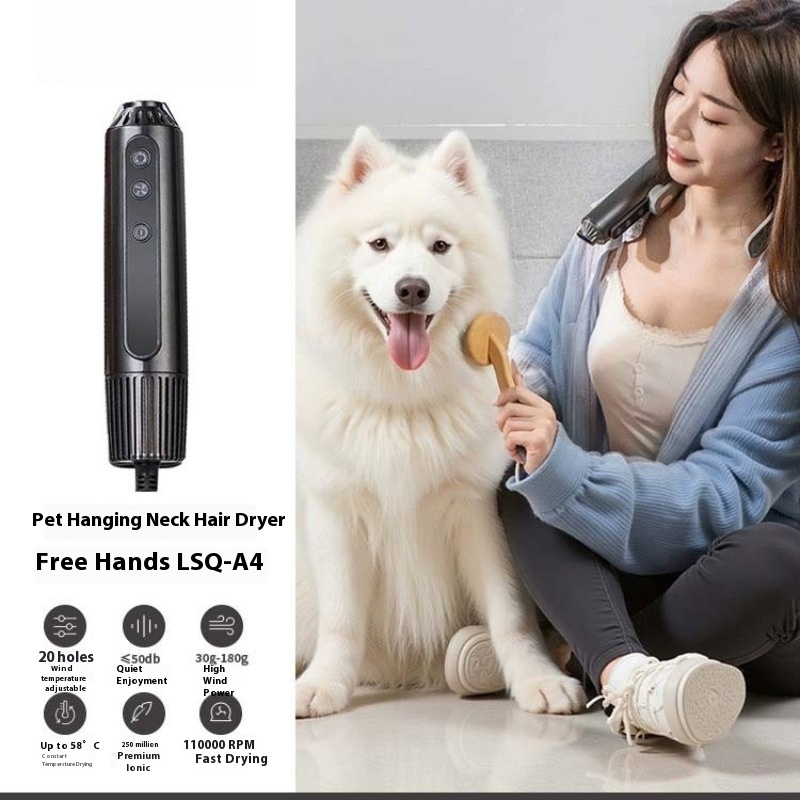 전문가용 목걸이형 반려동물 드라이어 저소음 그루밍 블로 - Hot Dog Press 리뷰 및 가격