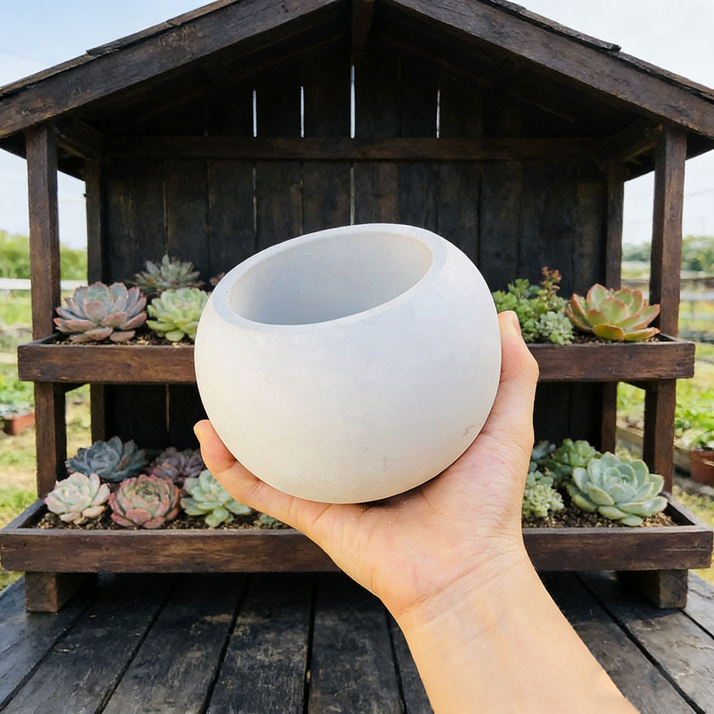 구형 화분 실리콘 몰드 DIY 캔들 컵 보관함 석고 에 - Potsticker Mold 리뷰 및 가격