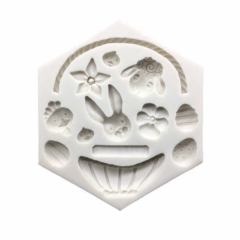 부활절 토끼 실리콘 몰드 퐁당 케이크 장식 도구 캔디  - Bunny Cake Mold 리뷰 및 가격