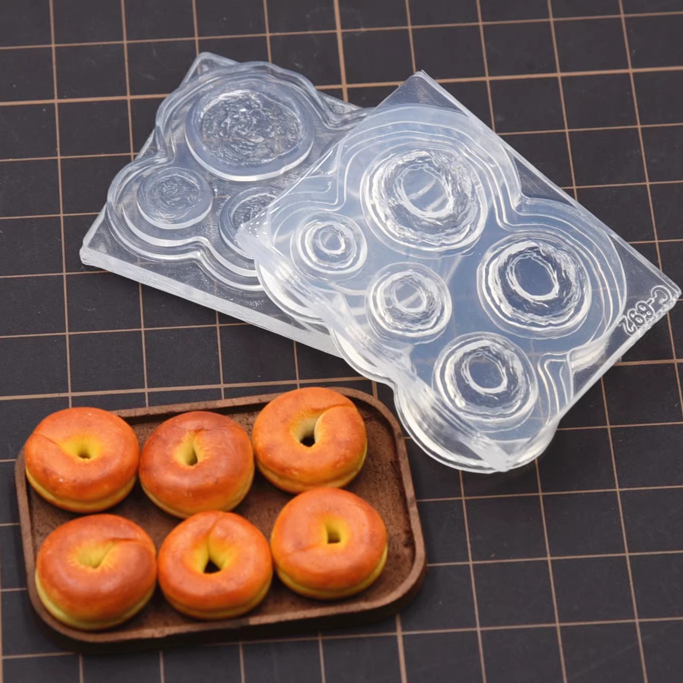 폴리머 클레이 미니 3D 베이글 빵 실리콘 몰드 인형  - Donut Mold Silicone 리뷰 및 가격