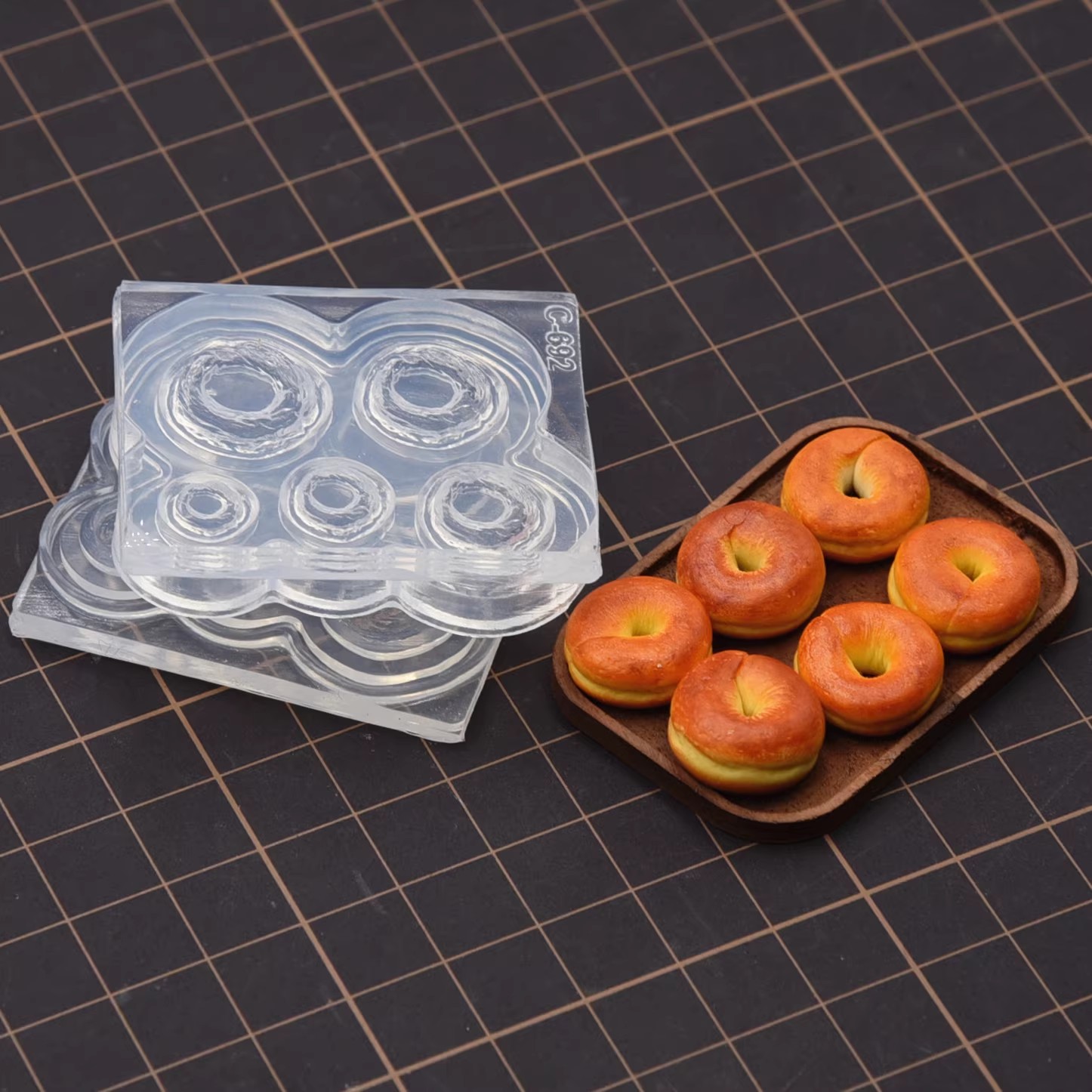 폴리머 클레이 미니 3D 베이글 빵 실리콘 몰드 인형  - Donut Mold Silicone 리뷰 및 가격